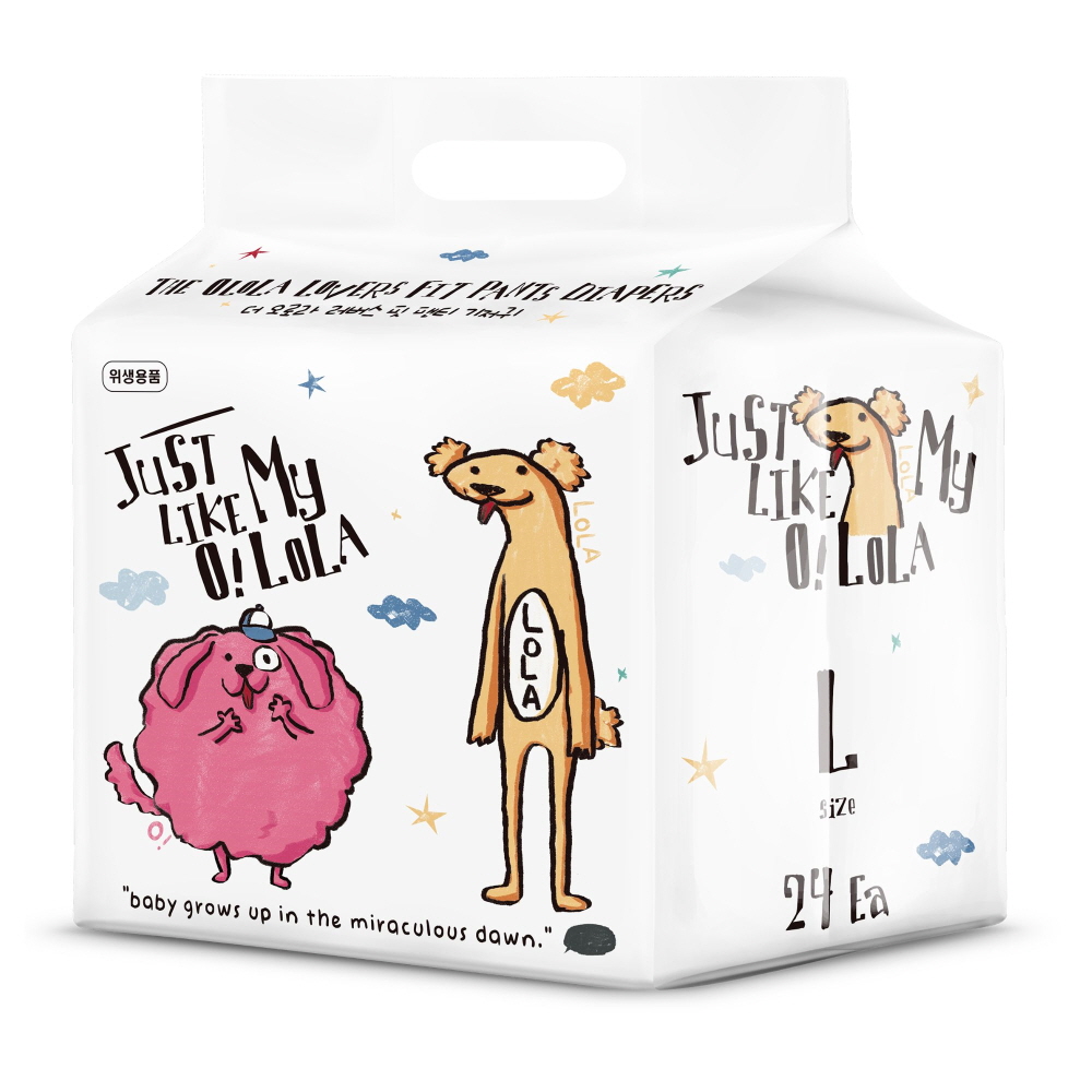 오로라 러버스핏 팬티 기저귀체험팩 1팩 낮밤기저귀 아기기저귀샘플 퀵에어레스트 드라이