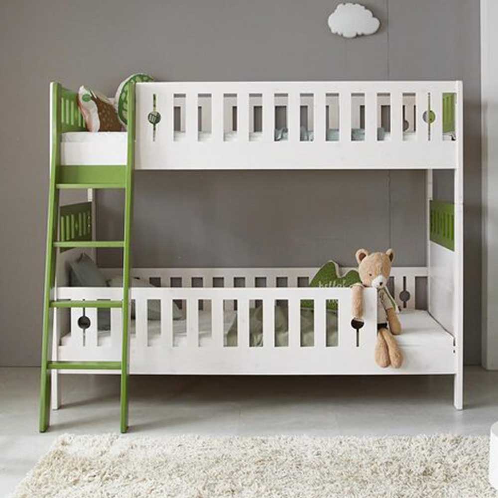 원목 이층침대 어린이 주니어 분리형 튼튼한 다자녀 침대 가드 S