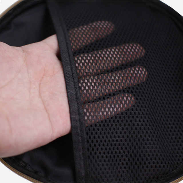 KOOLMAN 쿨맨 캠핑 코펠 가방 원형 식기 수납 S, 블랙