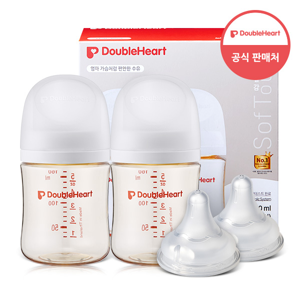 더블하트 젖병, 아기 젖병 추천, 모유실감 젖병 후기