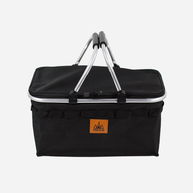 KOOLMAN 쿨맨 피크닉 접이식 보냉가방 22L 블랙