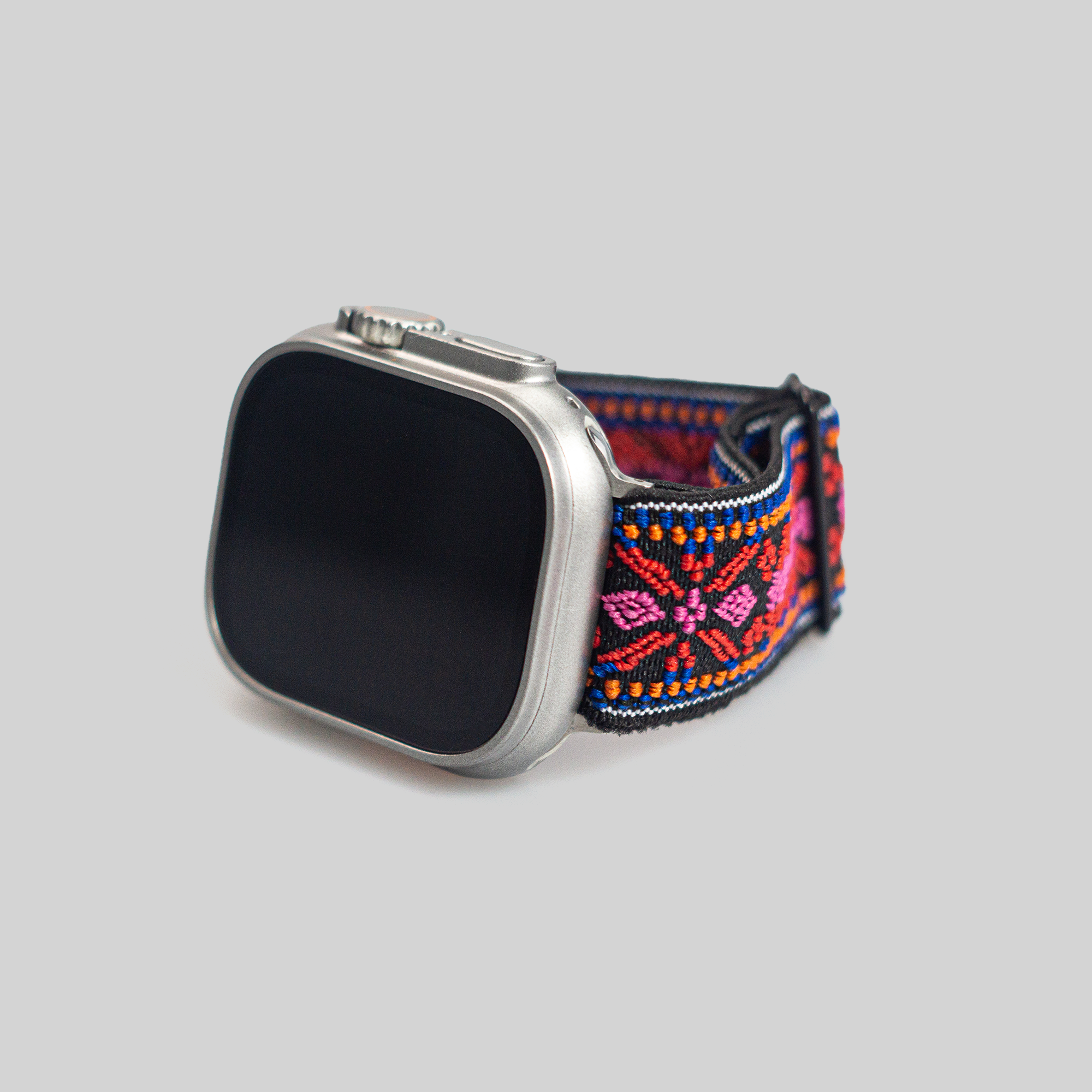 프리사이즈 애플워치 솔로루프 에스닉 브레이드 나일론 밴드 스트랩 시계 줄 3 4 5 6 7 SE 8 - 상세 이미지 5