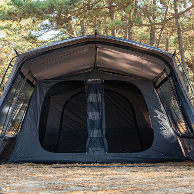 벤투스 텐트 4인용 리빙쉘 터널형 거실형 쉘터 캠핑텐트 분리형 베스티블 포함