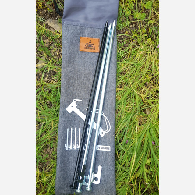 KOOLMAN 쿨맨 캠핑 단조팩 보관 파우치 수납 정리 M, 그레이