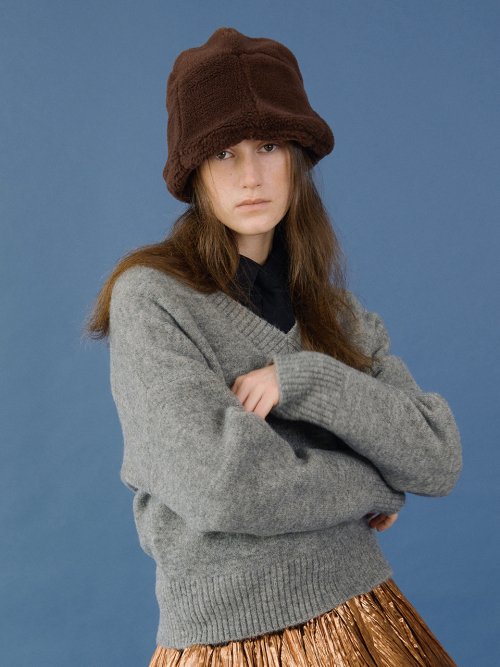 어썸니즈 머쉬룸 햇_브라운 23FW1 : 버베나월드