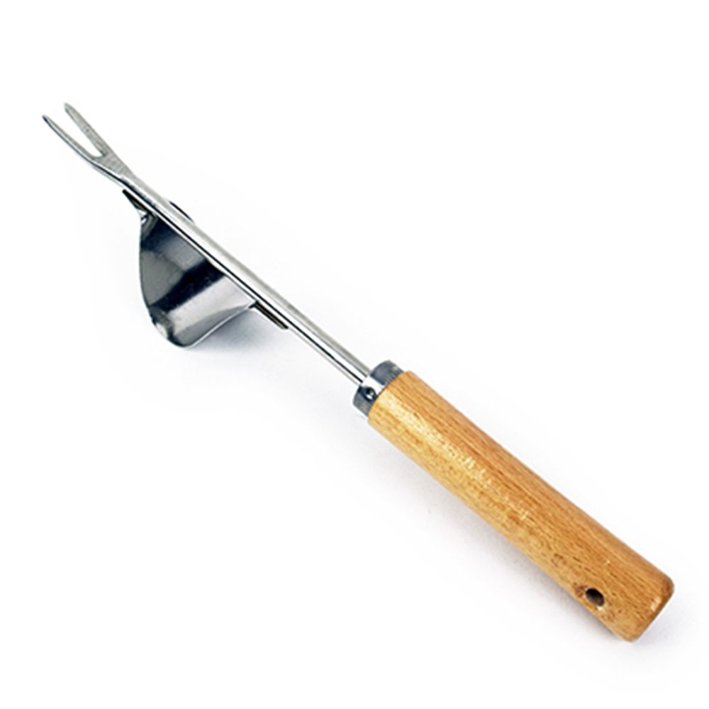 스텐 잡초제거호미 지렛대 뿌리호미 텃밭 풀제거 도구