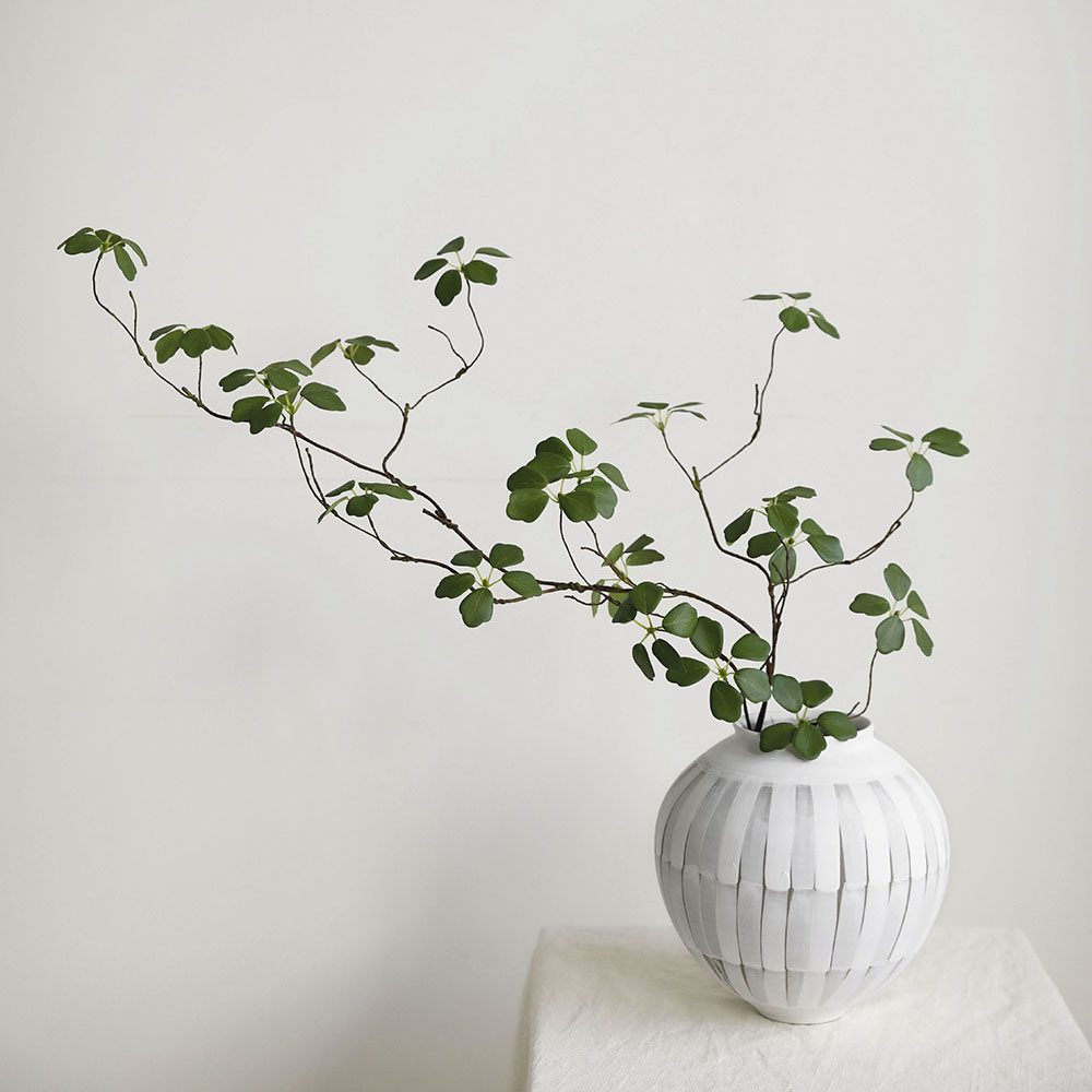 으름 나무 인조 인테리어 생화같은 넝쿨 나뭇 나무 가지 조화 나무 식물 그린S 50cm 이미지 4
