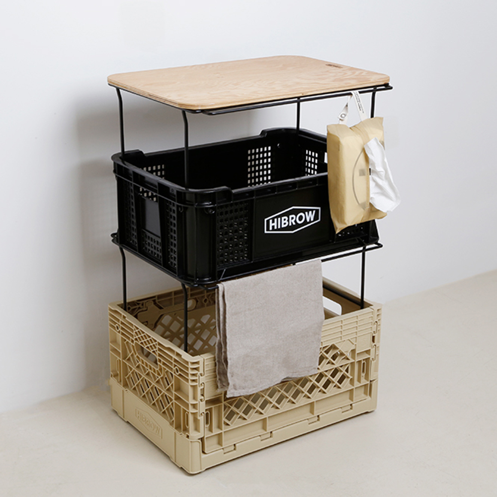 하이브로우 캐리어박스 고리형 랙 다리 행잉바 캠핑 상자 렉 - 상세 이미지 5