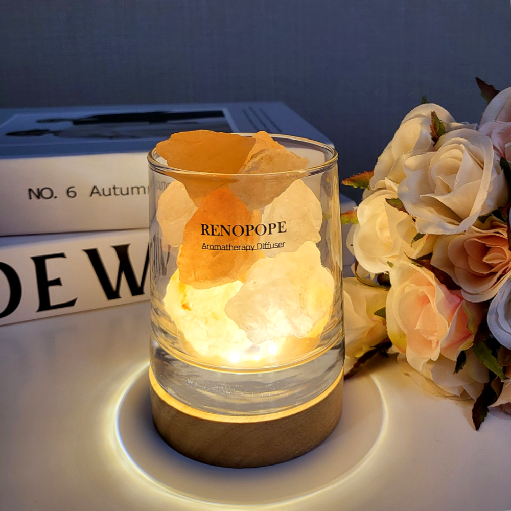 레노포프 스톤디퓨저 천연 염석 실내 아로마 방향제