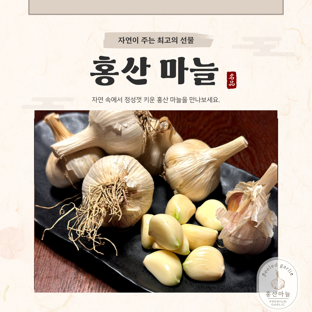 [한끼 양념채소]홍산마늘 10키로 대/중/소 산지직송 : 주식회사농업회사법인에스엔피