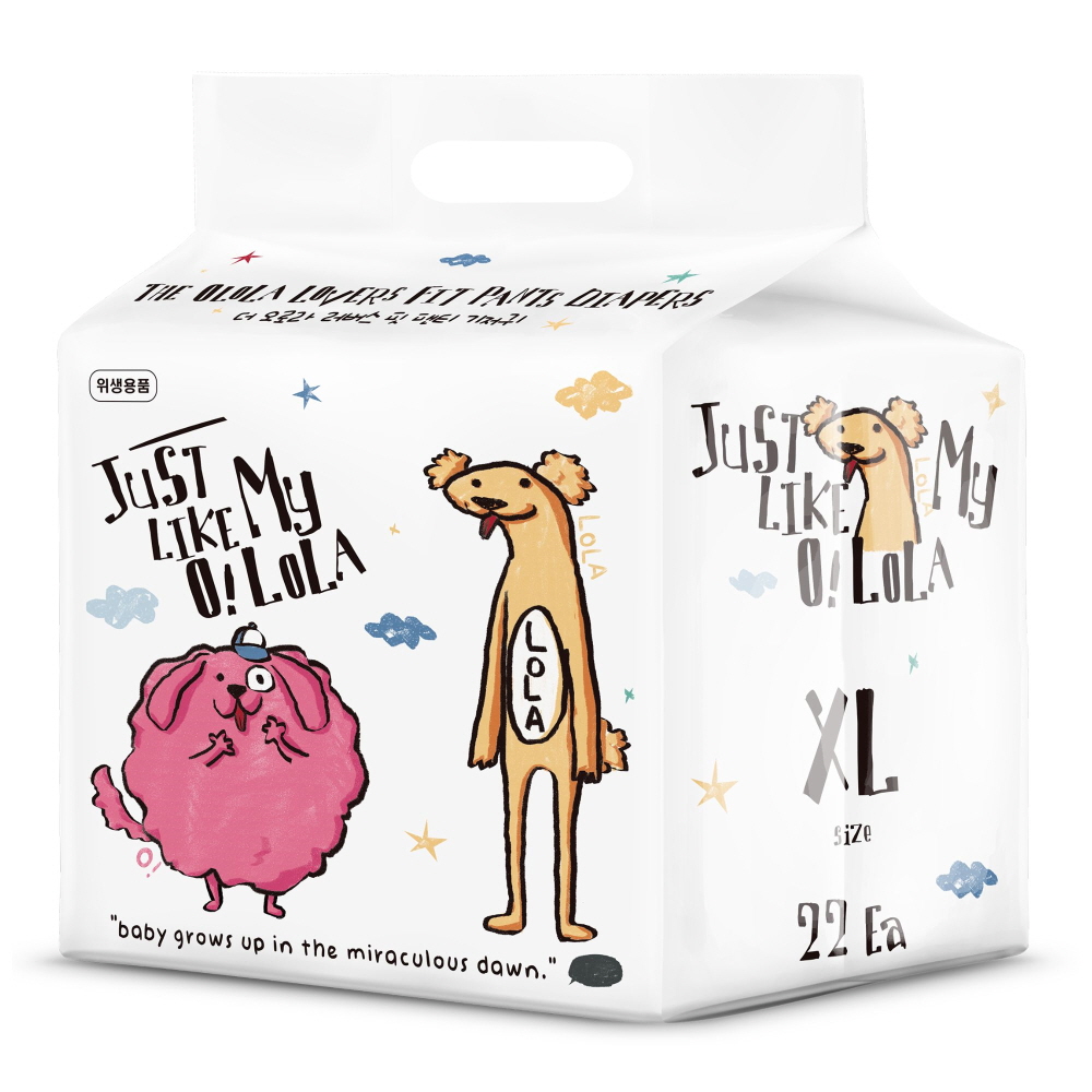 오로라 러버스핏 팬티 기저귀체험팩 1팩 낮밤기저귀 아기기저귀샘플 퀵에어레스트 드라이