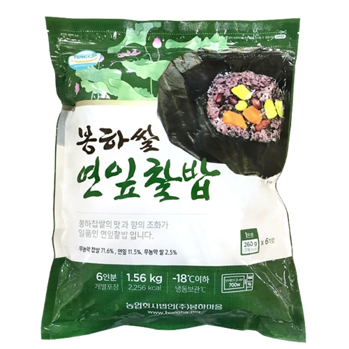 [김해봉하마을] 유기농 무농약 쌀로만든 봉하쌀 연잎찰밥 : 착한떡 공식홈페이지