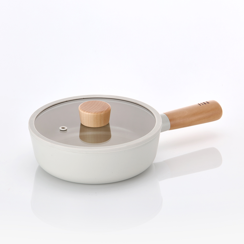 네오플램 피카 인덕션 미니 웍 궁중팬 (뚜껑포함) 18cm - 상품 이미지