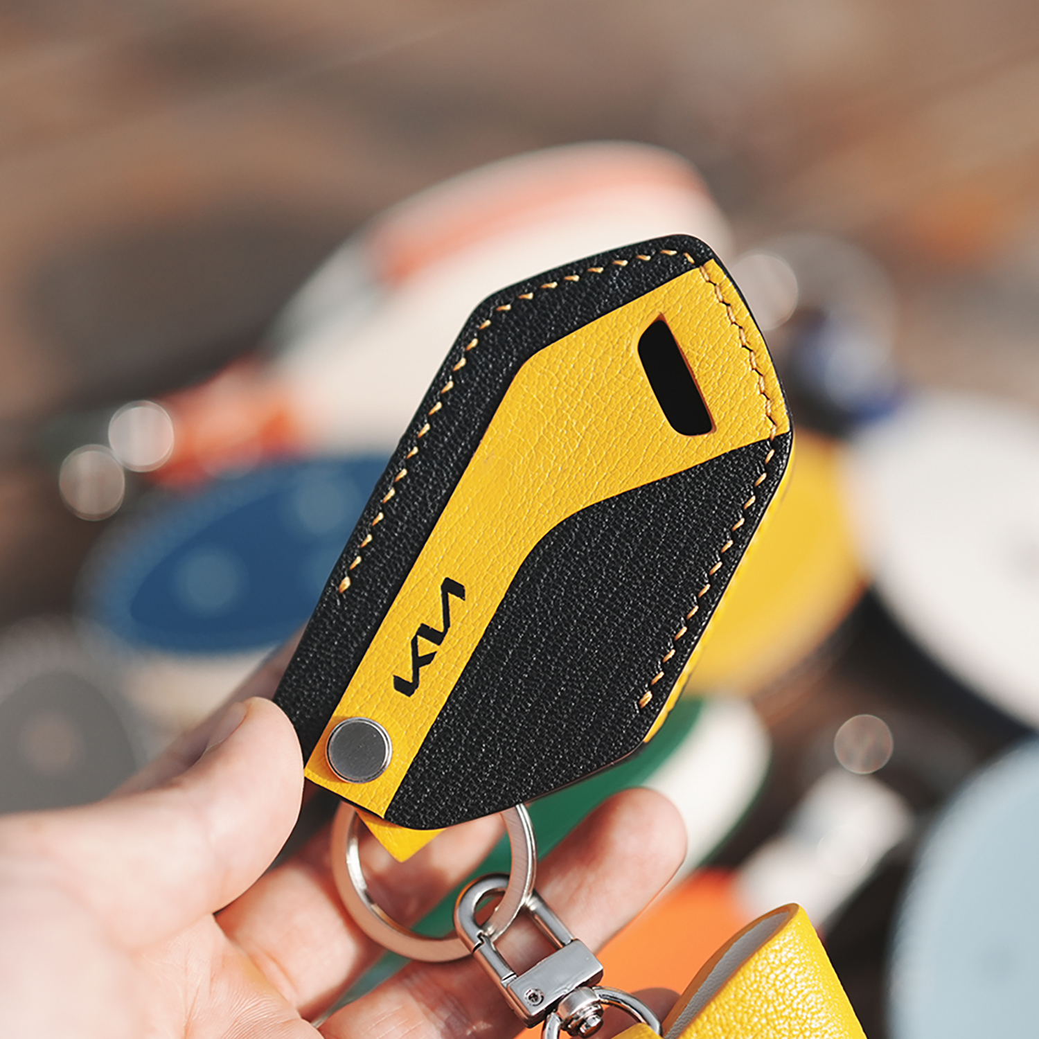 차 키케이스 자동차 스마트 가죽 키커버 기아 쏘렌토 카니발 K5 모닝 4 오드핸즈