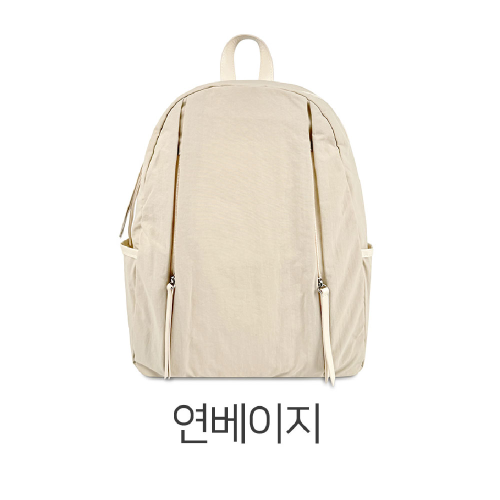 가벼운 베이직 백팩 엄마 할머니 초경량 등에메는 가방 나들외 외출 아담한 미디엄 백팩 이미지 8