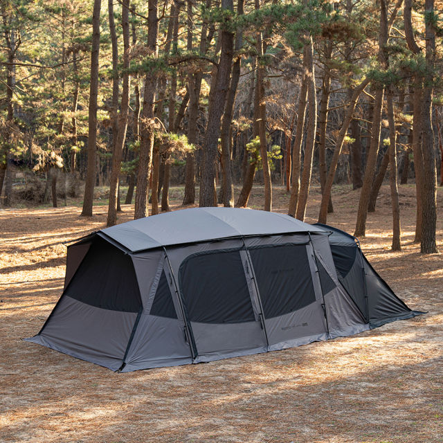 벤투스 텐트 4인용 리빙쉘 터널형 거실형 쉘터 캠핑텐트 분리형 베스티블 포함