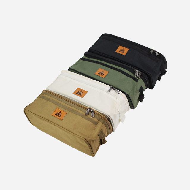 KOOLMAN 쿨맨 캠핑 키친툴 가방 조리도구 소품 수납 블랙