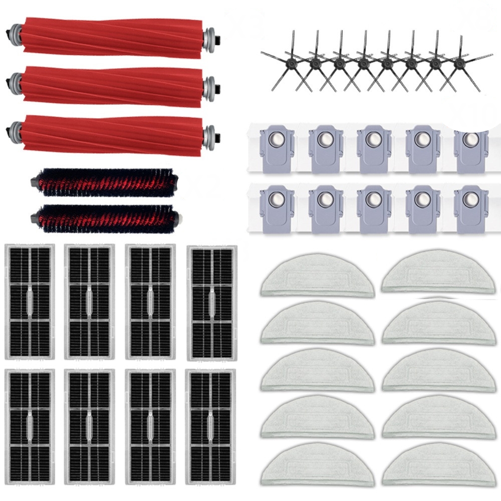[호환] 로보락 S7 Max Ultra 소모품 물걸레 먼지봉투 필터 브러시 제이상점 1년 패키지