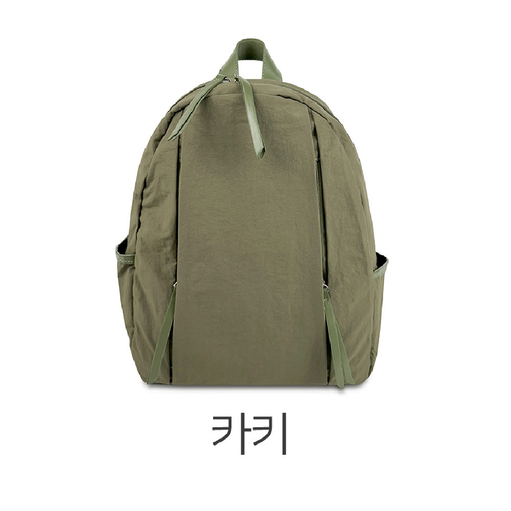 가벼운 베이직 백팩 엄마 할머니 초경량 등에메는 가방 나들외 외출 아담한 미디엄 백팩 - 상세 이미지 5