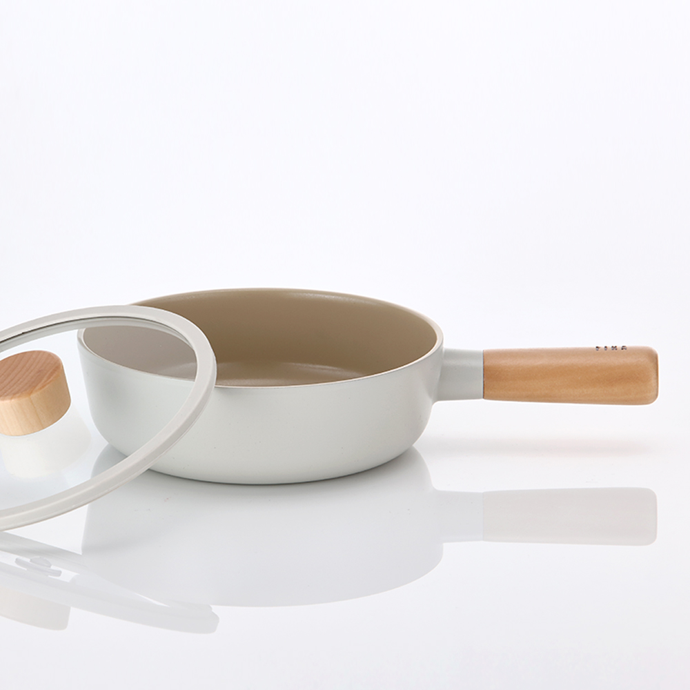 네오플램 피카 인덕션 미니 웍 궁중팬 (뚜껑포함) 18cm - 상세 이미지 2