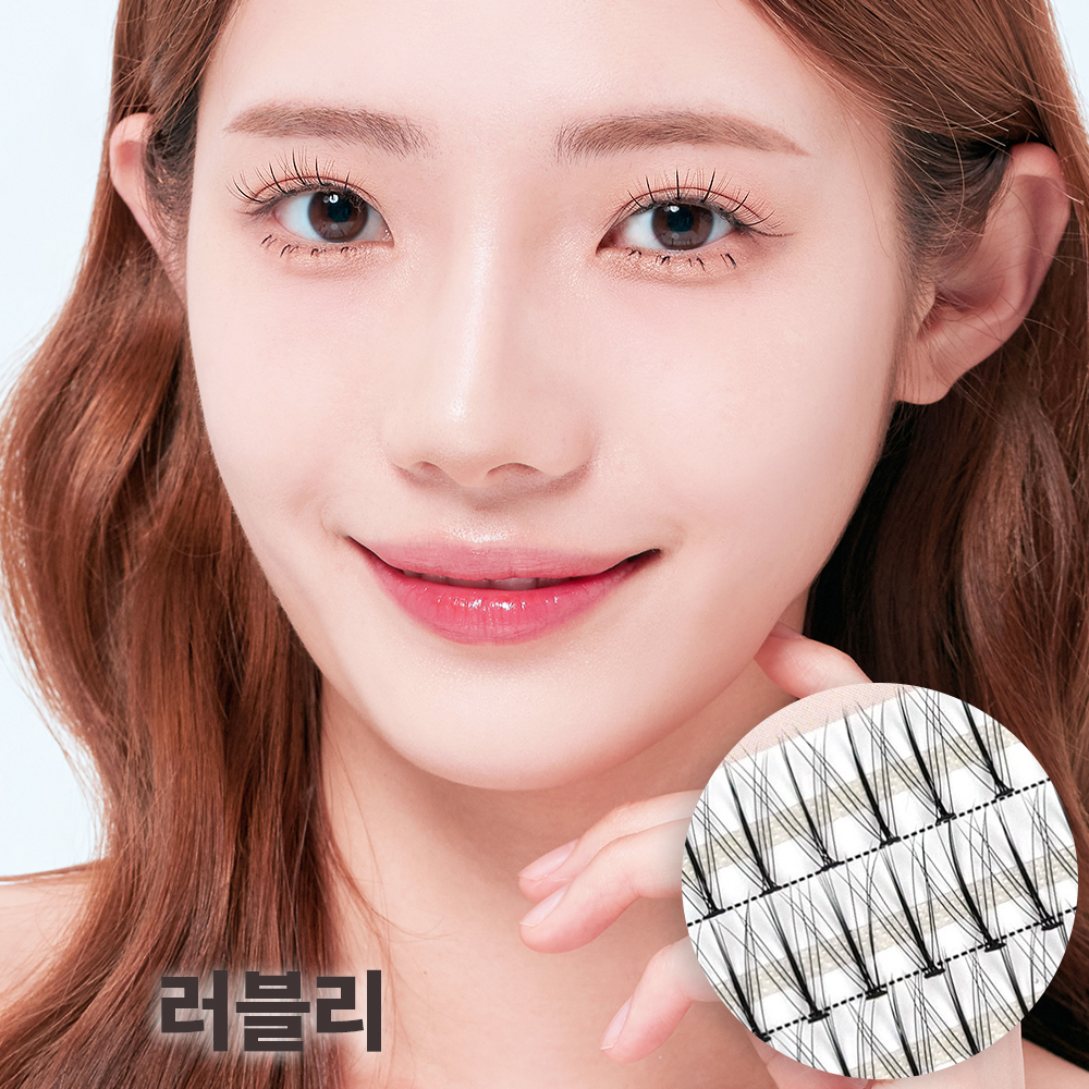 셀프천사 가닥 속눈썹 붙이기 부분 연장 인조 트윙클 A형 이미지 7