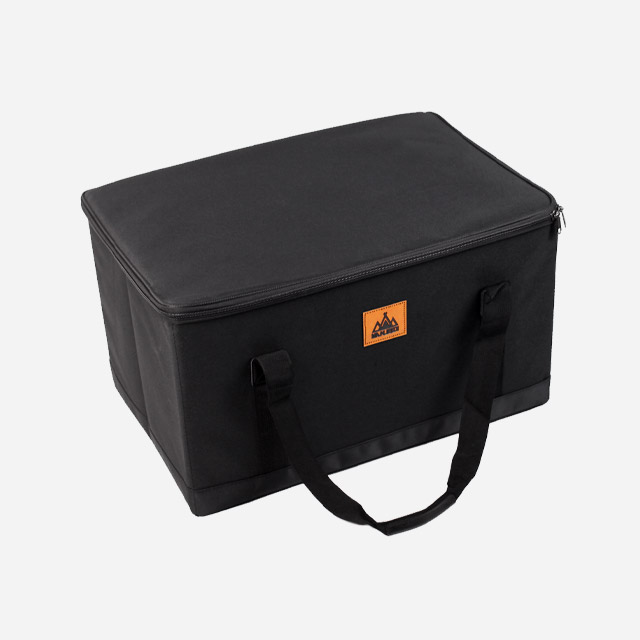 KOOLMAN 쿨맨 캠핑가방 접이식 하드케이스 수납 L 블랙 (브라운/그린/아이보리)