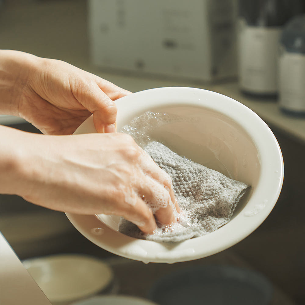 디어커스 그레이 원데이 수세미 엠보싱 제품 이미지