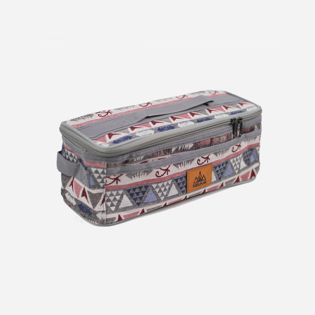 KOOLMAN 쿨맨 키친툴 다용도 캠핑수납가방 레드패턴 - 상세 이미지 2