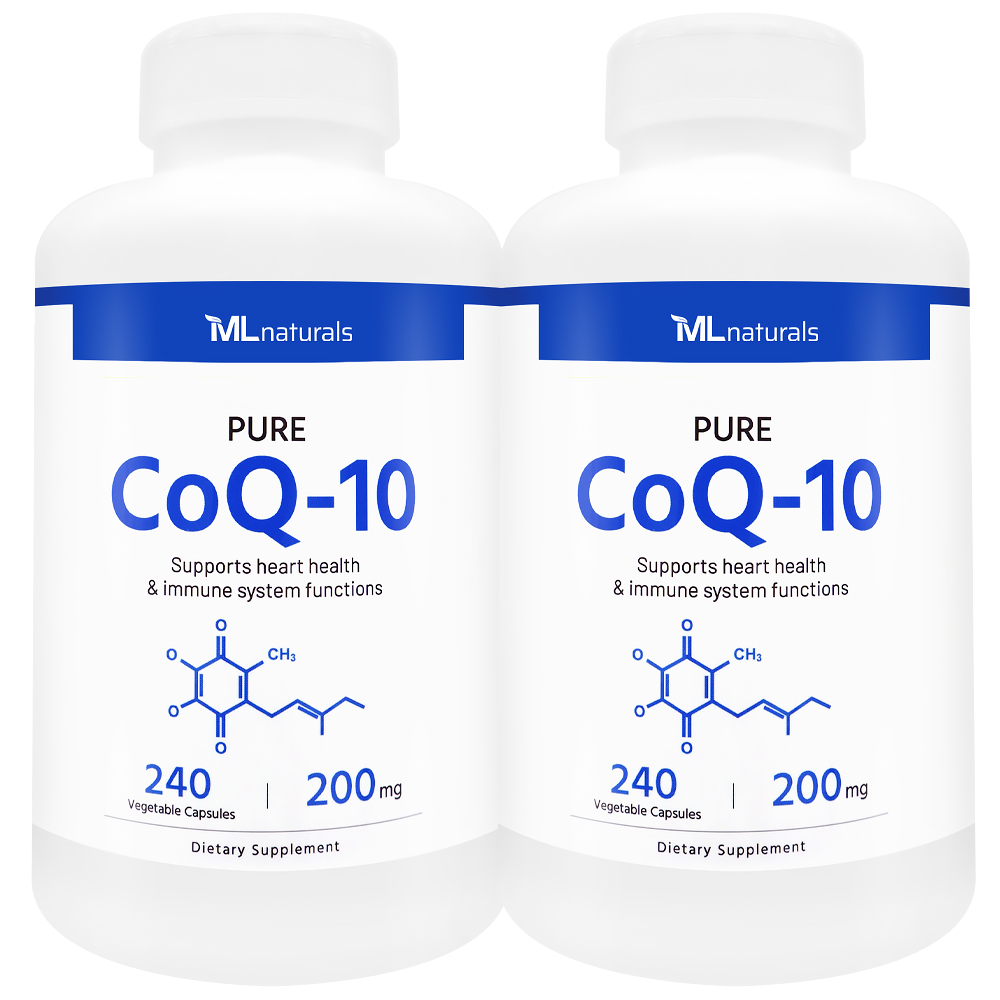 마이라이프내추럴스 퓨어 코큐텐 대용량 200mg 알약 240캡슐, 2개 - 메인 이미지