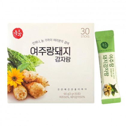 여주랑돼지감자랑 1개(30포)+1개(30개) 건강환 스틱형 여주환 돼지감자환 - 상품 이미지