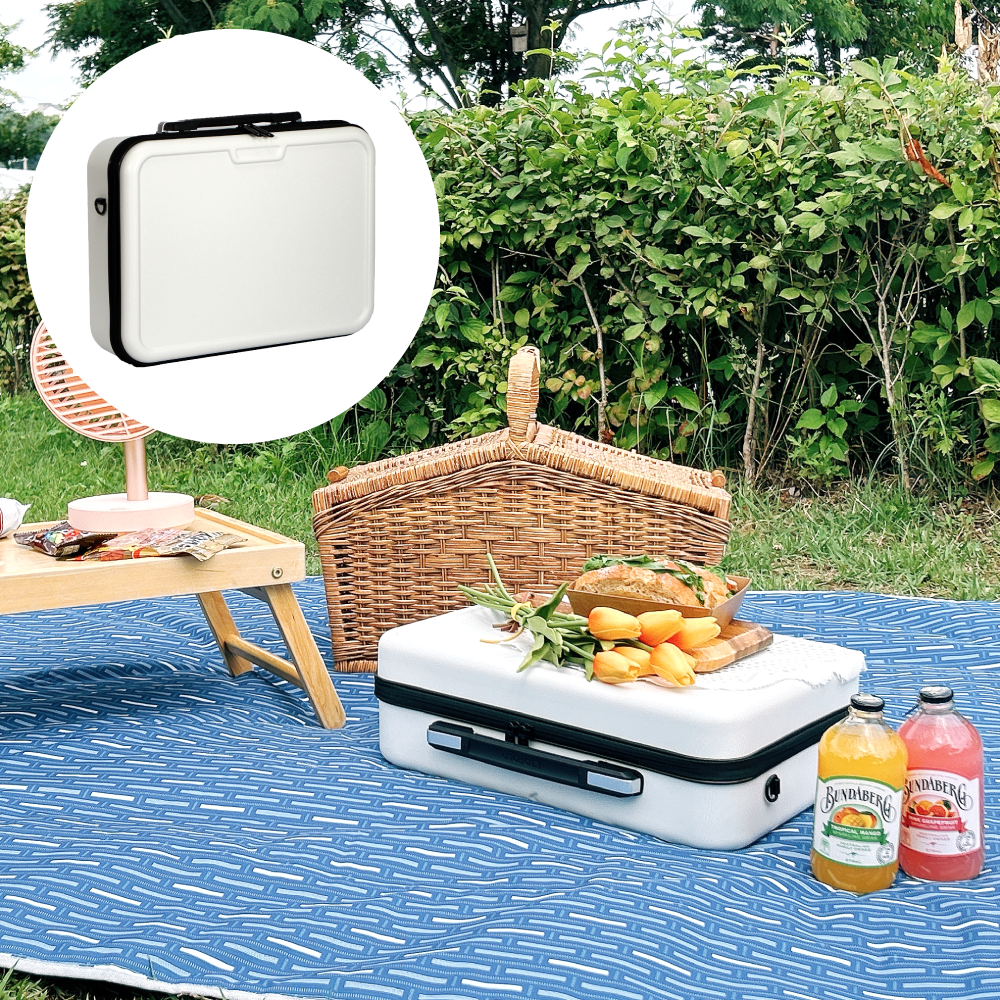 큐폴드 돗자리 레디백 세트 피크닉매트 방수 두꺼운 여름바다 S 크림 슬림