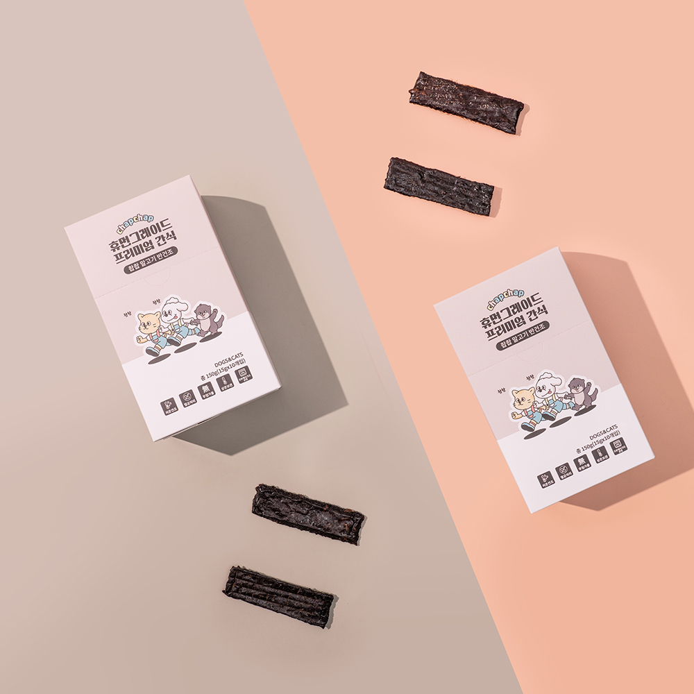 유통기한 12월 30일 반건조 쫄깃한 촵촵 고양이 강아지 통살 육포 칭찬 보상 훈련 단백질 고급 간식 말고기, 150g, 1개 - 상품 이미지