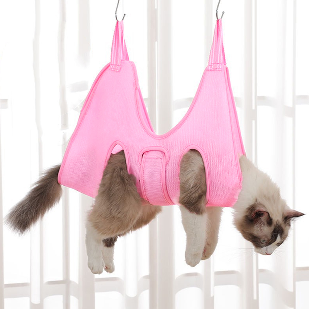 3세대 고양이 안전 셀프 발톱깎이 해먹 공중부양 강아지 애견 미용 거치대