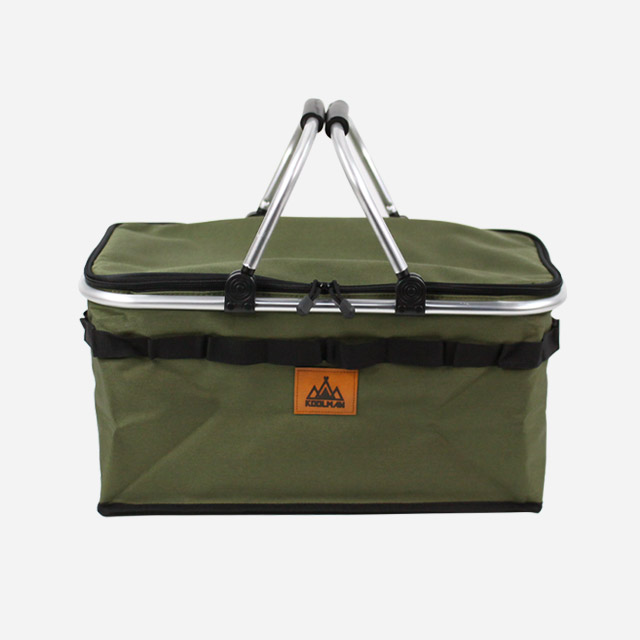 KOOLMAN 쿨맨 피크닉 접이식 보냉가방 22L 올리브그린