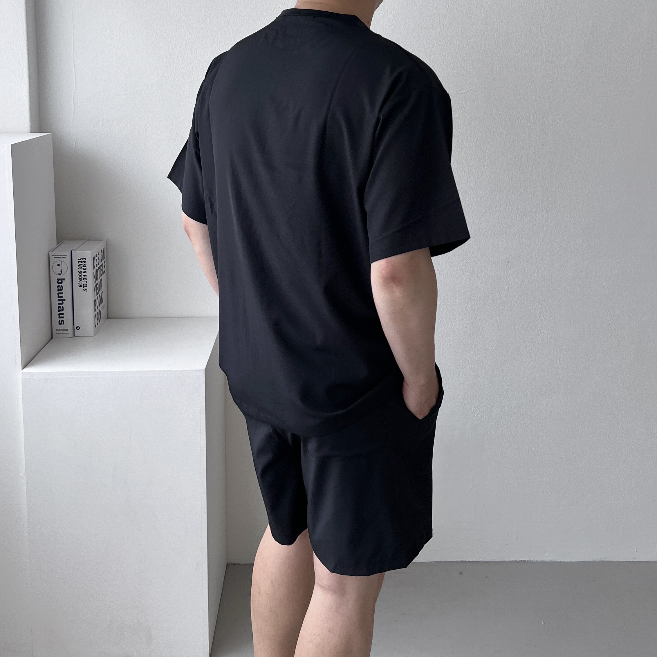 반팔반바지셋업 남자런닝복 헬스복세트 여름트레이닝세트 - 상세 이미지 5