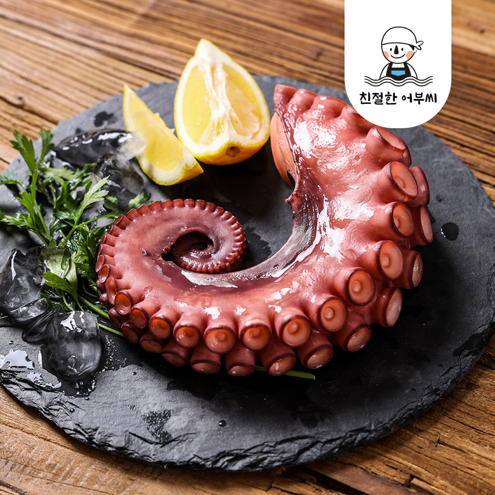국내산 문어 자숙 손질 자연산 돌문어 문어다리 친절한어부씨