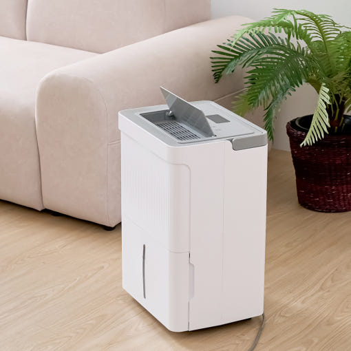 롯데 제습기 작동 모습