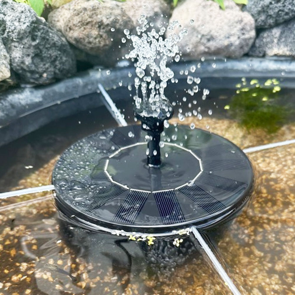 솔라콤 태양광 분수 미니 분수대 정원 연못 실내