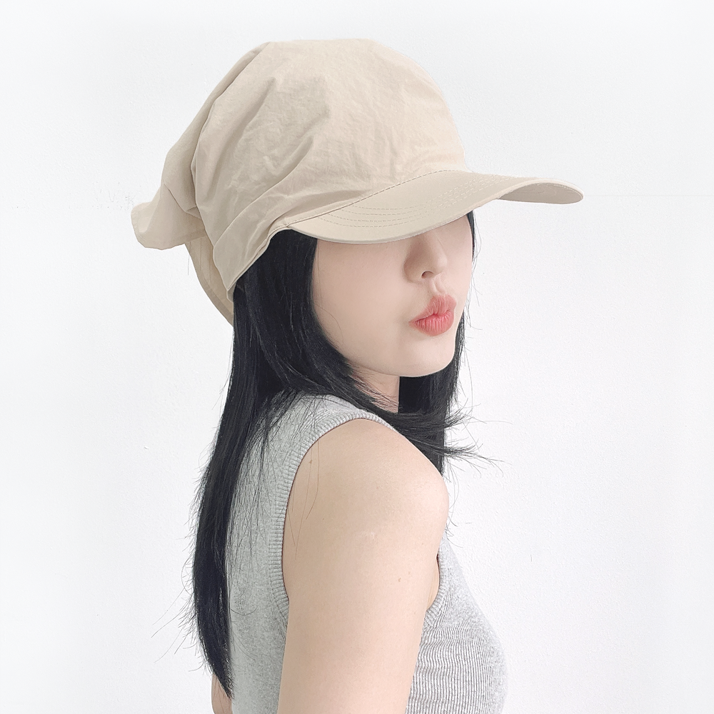 무지 젠느 휴양지 여성 여름 두건 보넷 스카프 볼캡 모자