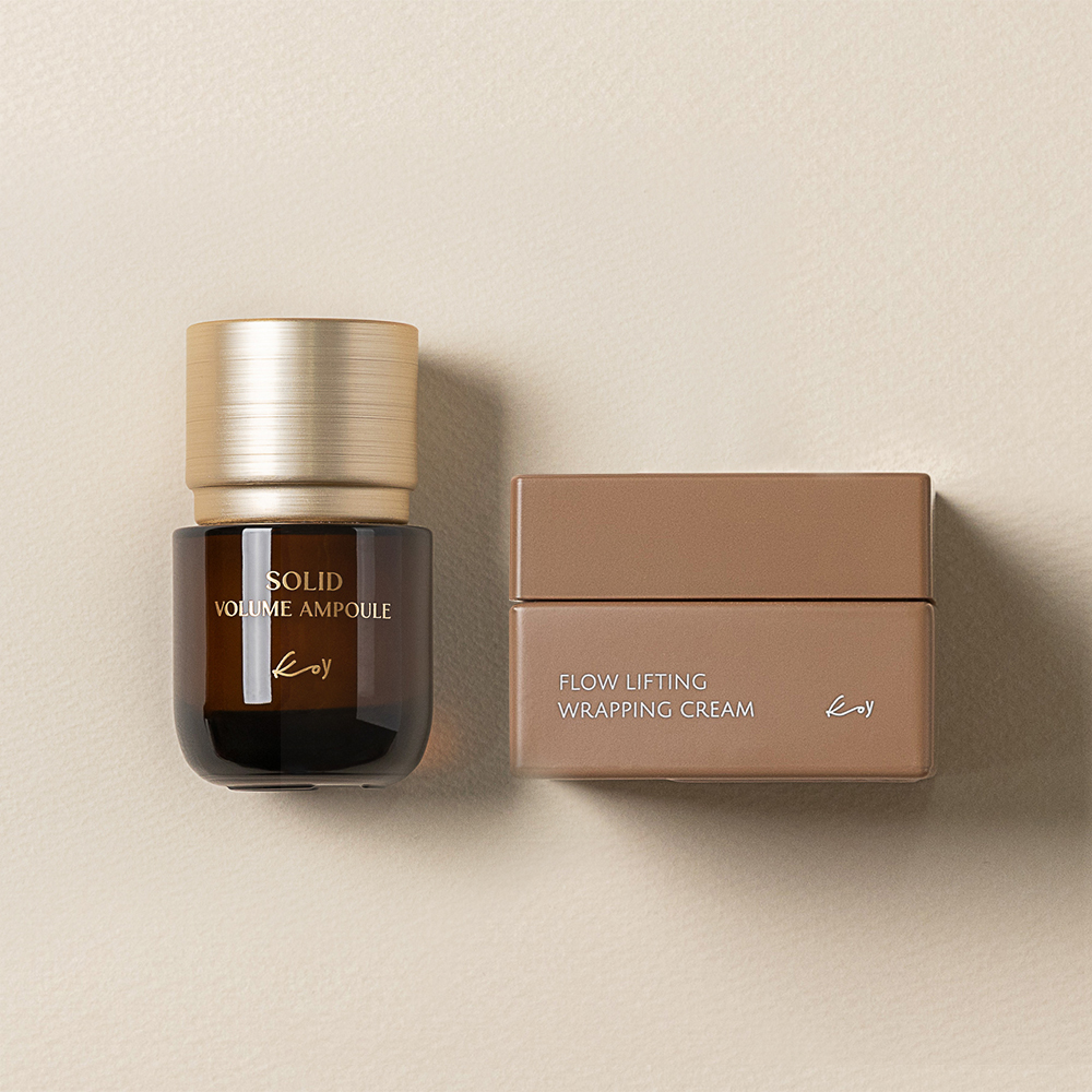 코이 솔리드 볼륨 앰플 35ml + 플로우 리프팅 랩핑크림 50ml 2종 세트 - 상품 이미지