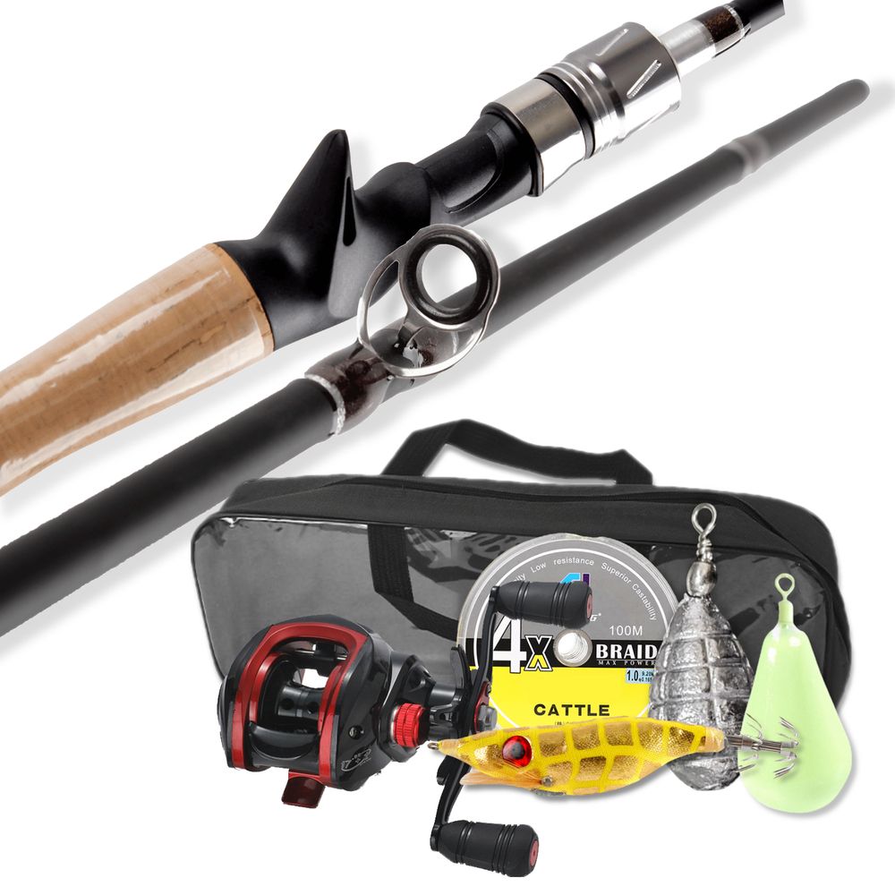 베이트릴 쭈꾸미 낚시대 세트 올인원 쭈갑전용 8종 풀세트 갑오징어 문어