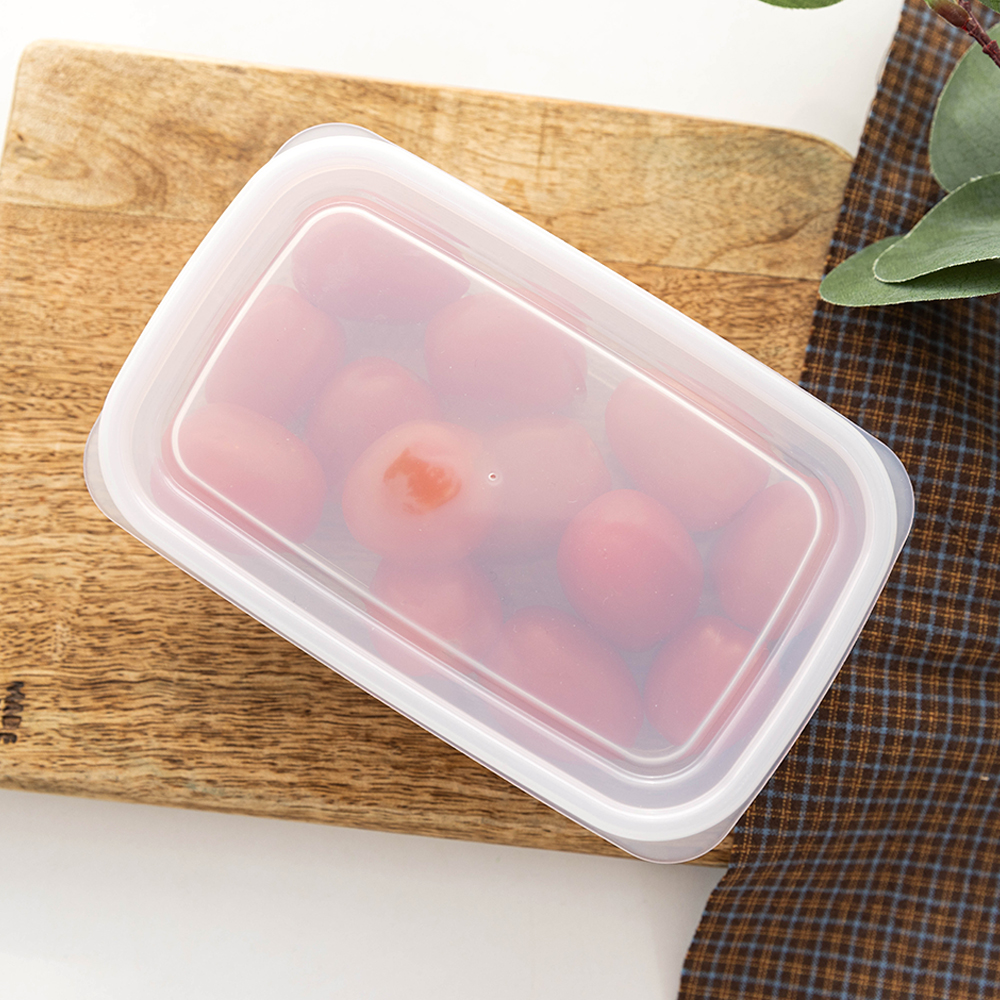 (3개세트) 냉장고 사각정리용기 V(450ml 2p)  소분용기 반찬통 - 상세 이미지 4