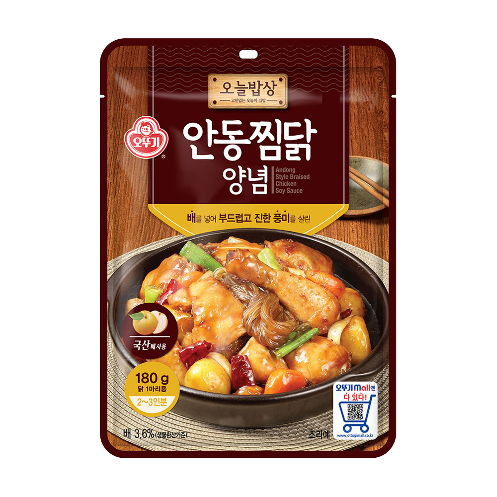 오뚜기 오늘밥상 안동찜닭 양념 180g - 상품 이미지