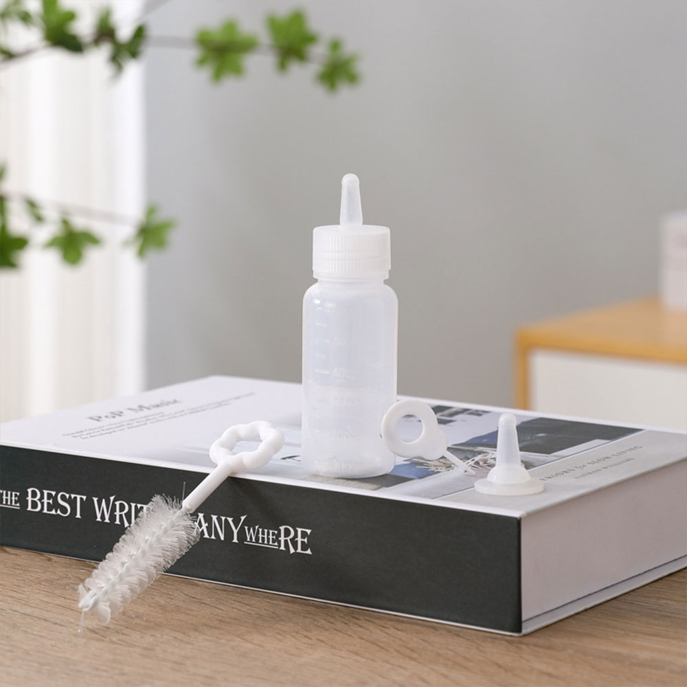 크레용펫 고양이 강아지 젖병 분유 수유 세트 반려동물용 60ml - 상세 이미지 2