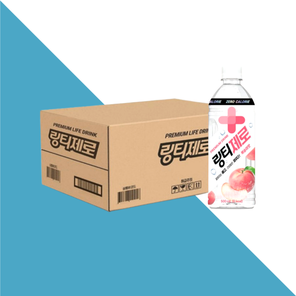 링티제로 복숭아맛 제로슈가 마시는 비타민 음료 24개입X1세트 - 상품 이미지