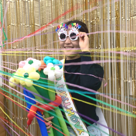 생일 파티 이벤트 축포 줄폭죽 컬러