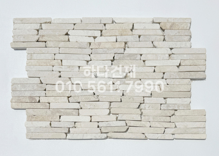 모자이크스톤 300x200x10T 아이보리 / 하다건재 천연석타일