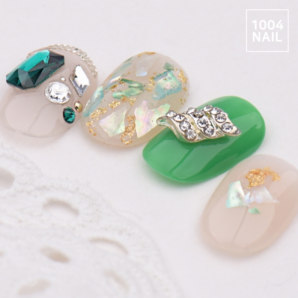 네일 파츠 큐빅 꽈베기 11x5mm (1개입) - 상품 이미지