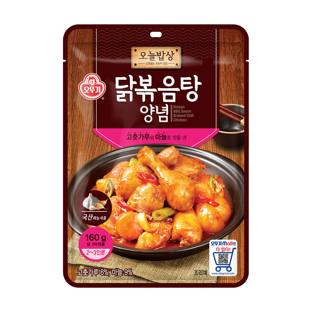오뚜기 오늘밥상 닭볶음탕 양념 160g - 상품 이미지