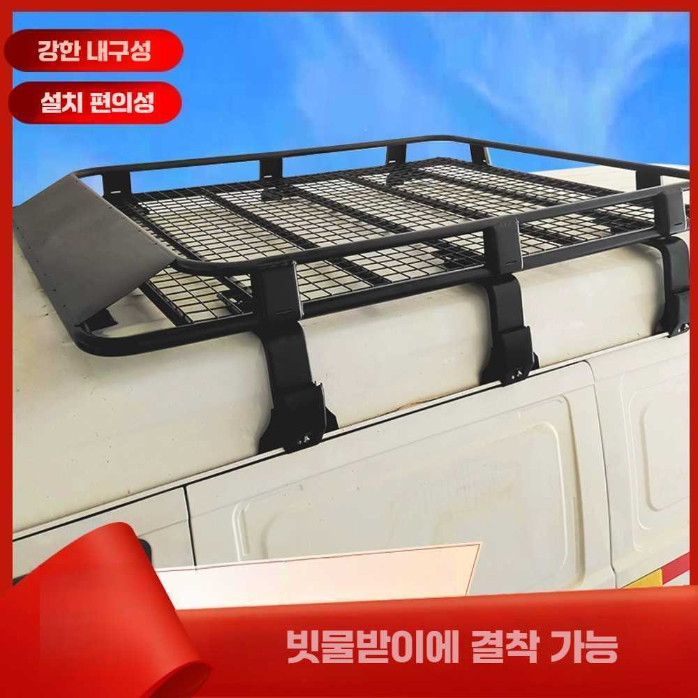 루프바스켓 짐받이 차량용 자전거캐리어 차박 고정 차량어닝 심플 1.6x1.25+ 지지대 4 - 상세 이미지 3